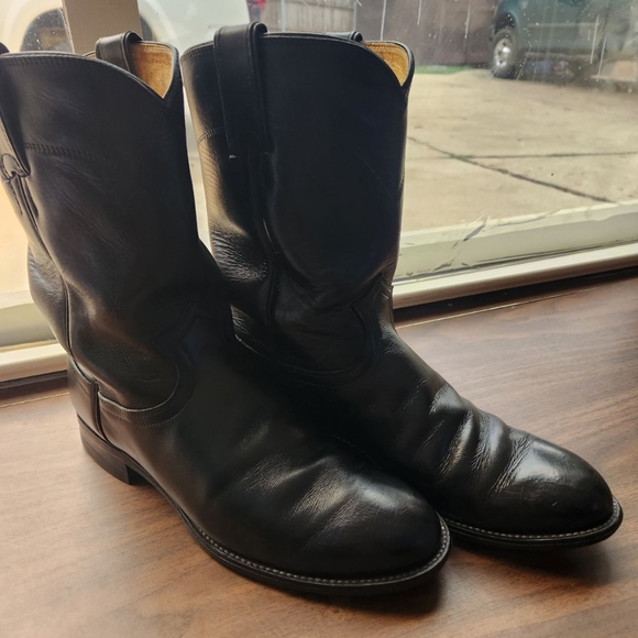 Justin Ropers Black Boots - Picture 5 of 5